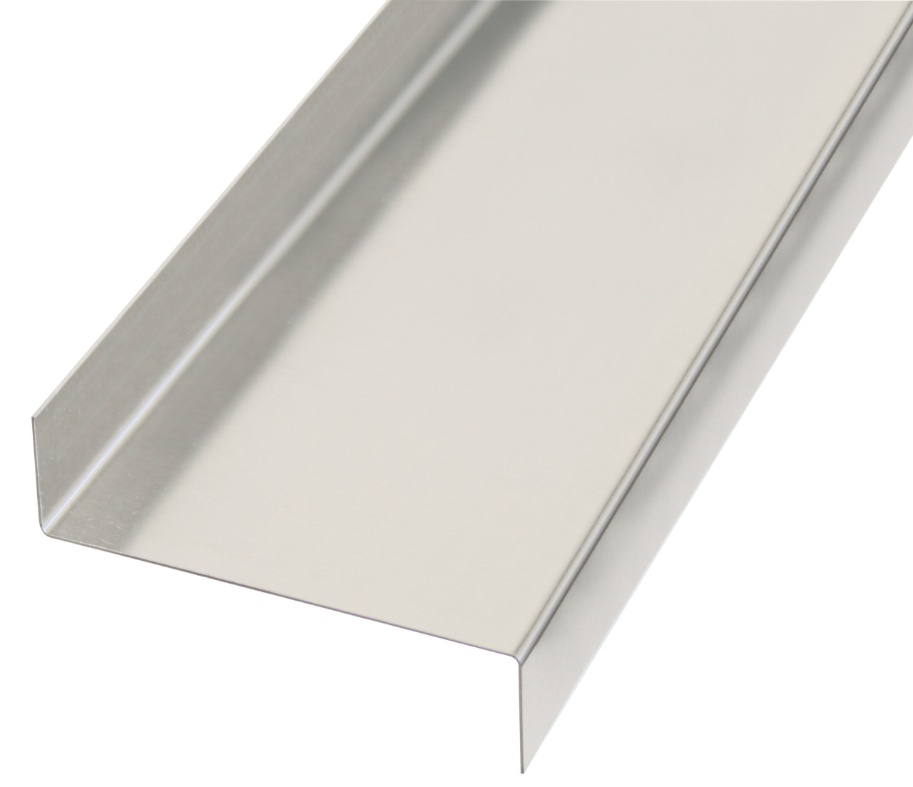 Alberts Glattblech Z-Form Aluminium natur 18 x 63 x 18 x 2000 mm gekantet von Alberts