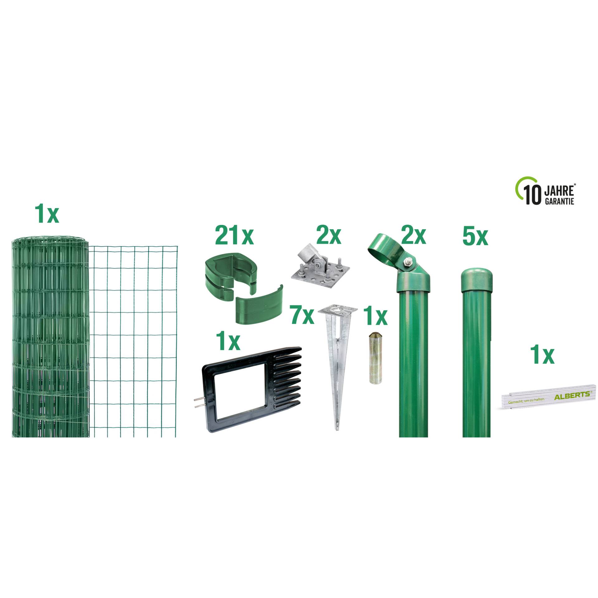 Alberts Set Fix-Clip Pro® grün Ø 2,2 mm 102 x 1000 cm Alberts Set Fix-Clip Pro® grün Ø 2,2 mm 102 x 1000 cm von Alberts