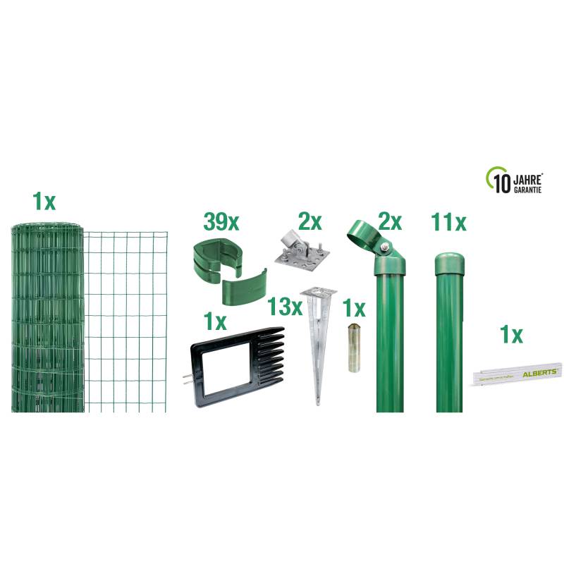 Alberts Set Fix-Clip Pro® grün Ø 2,2 mm 81 x 2500 cm von Alberts