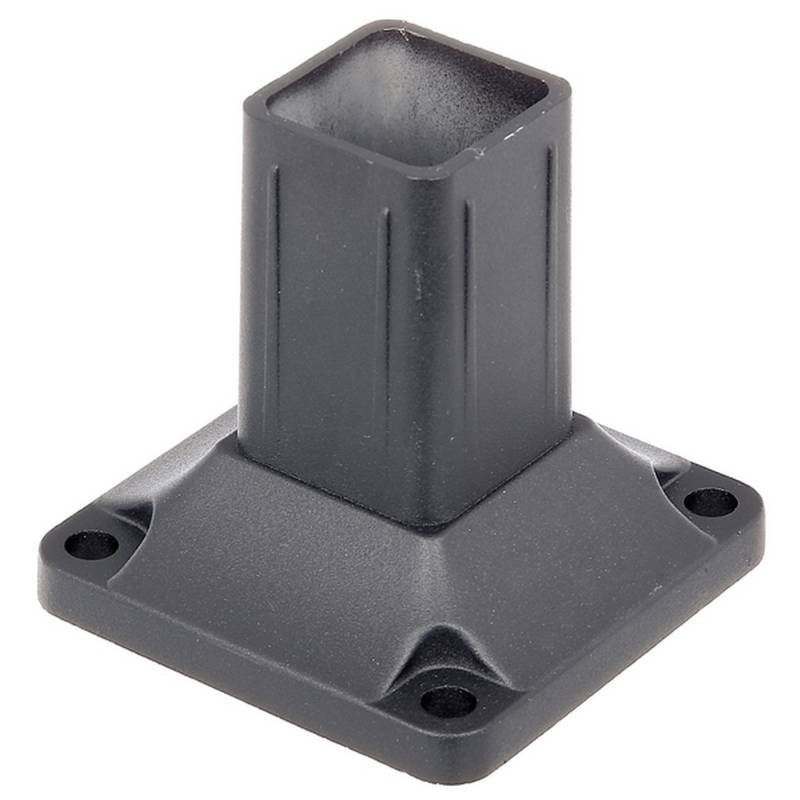 Alberts Pfostenträger anthrazit Aluminium kunststoffbeschichtet 10 x 10 x 10 cm von Alberts