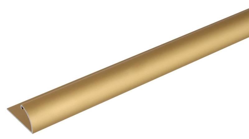 Alberts Profil, 476564 Abschlussprofil Aluminium, goldfarbig eloxiert 1000 x 24,5 von Alberts