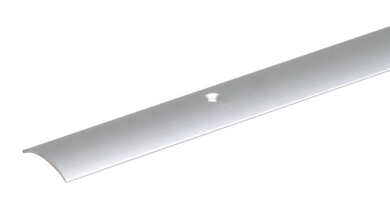 Alberts Profil, 490010 Übergangsprofil gebohrt Aluminium, silberfarbig eloxiert von Alberts