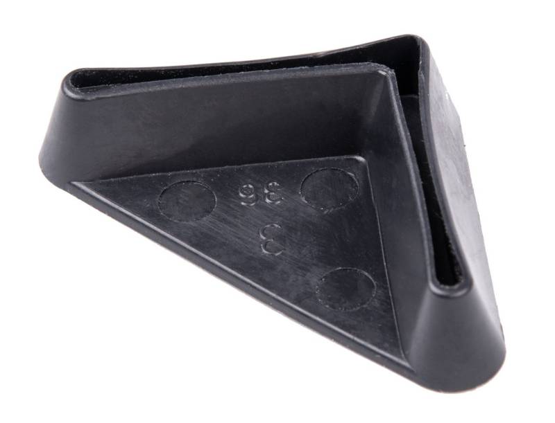 Alberts Regaleinsatz Alberts Regalfuß Polyethylen schwarz 36 x 36 x 9 von Alberts