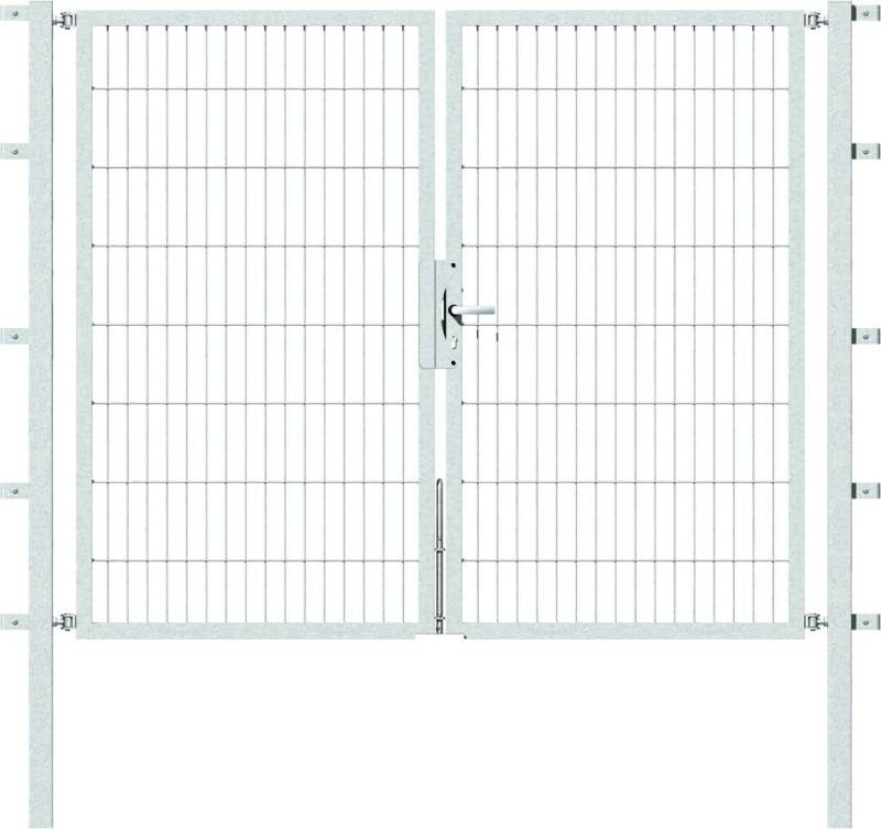 Alberts Stabgitter Doppeltor Flexo 200 x 160 cm 6/5/6 feuerverzinkt zE von Alberts