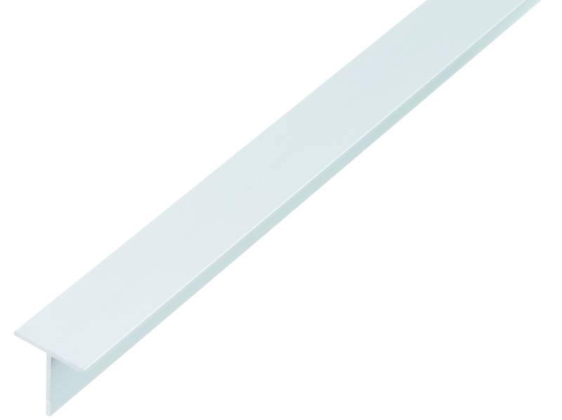Alberts T-Profil Aluminium weiß 15 x 15 x 1,5 mm x 2,6 m von Alberts