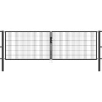 Alberts Zaundoppeltür "Flexo" 400 cm Breite, in versch. Höhen von Alberts