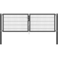 Alberts Zaundoppeltür "Flexo Plus" anthrazit, verschiedene Abmessungen von Alberts