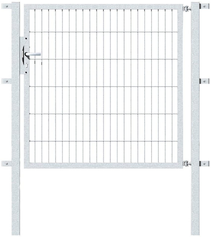 Alberts Zauneinzeltür, 125 cm Breite, in versch. Höhen von Alberts