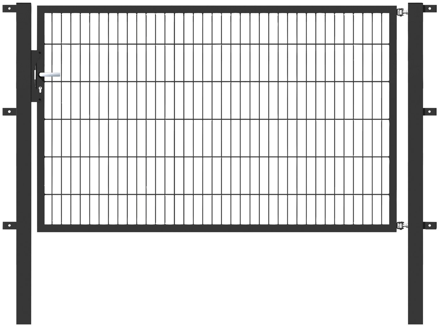 Alberts Zauneinzeltür, 200 cm Breite, in versch. Höhen von Alberts