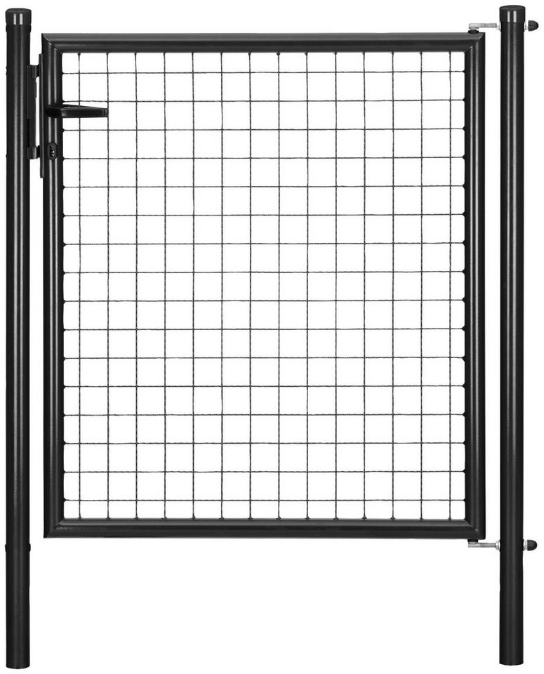 Alberts Zauneinzeltür Wellengitter-Einzeltor mit Zubehör, Höhe: 75 - 200 cm, Breite: 100 bis 131 cm von Alberts