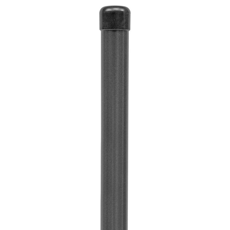 Alberts Zaunpfosten für Schweißgitterzäune grau Ø 3,4 x 150 cm von Alberts