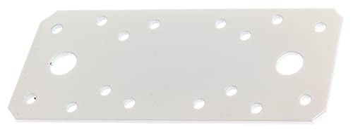 Alberts 330071 Flachverbinder | weiß kunststoffbeschichtet | 133 x 55 mm Alberts 330071 Flachverbinder | weiß kunststoffbeschichtet | 133 x 55 mm von Alberts