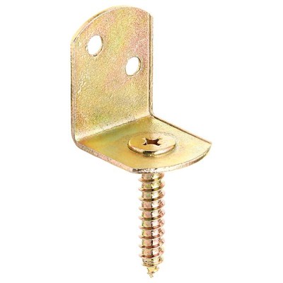 Flechtzaunhalter, L-Form, galv. gelb verzinkt, HxB 83x30 mm, verpackt à 24 St. Flechtzaunhalter, L-Form, galv. gelb verzinkt, HxB 83x30 mm, verpackt à 24 St. von Alberts