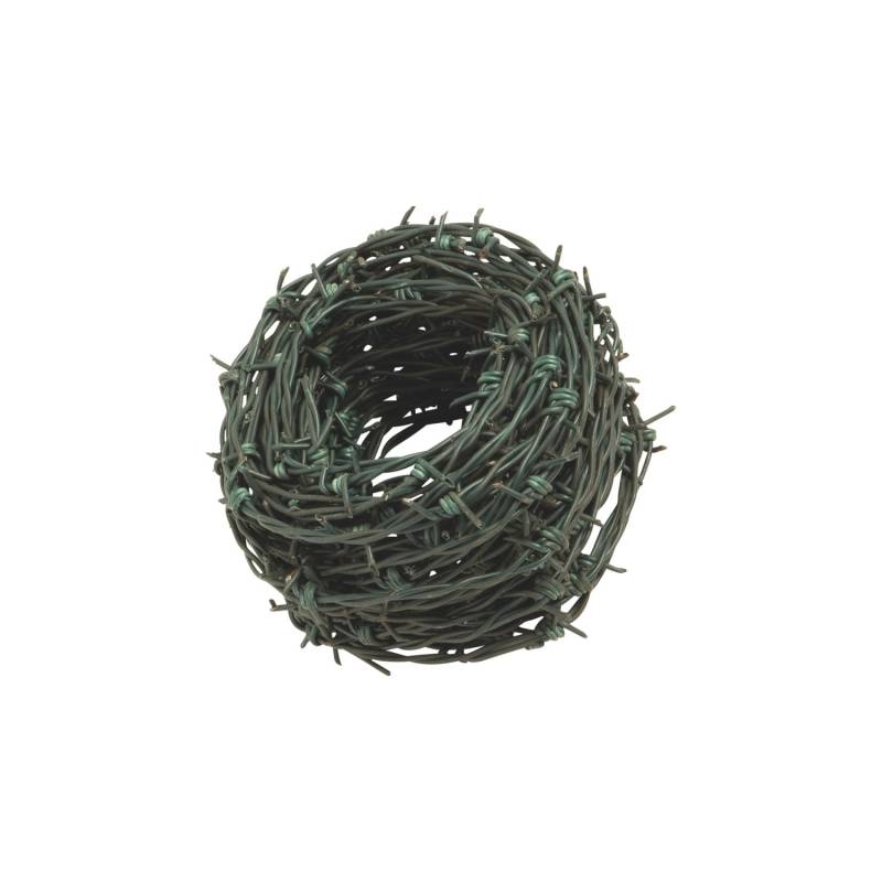 Stacheldraht PVC Grün Länge 50 m von Alberts