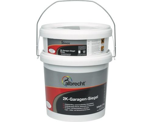 Albrecht 2K-Garagen-Siegel 5 kg RAL 7030 steingrau (Epoxidharz) von Albrecht