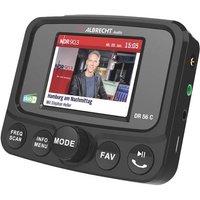 Albrecht DR 56 C DAB+ Empfänger Bluetooth Musikstreaming, Freisprechfunktion, Ladefunktion, Saugnap von Albrecht