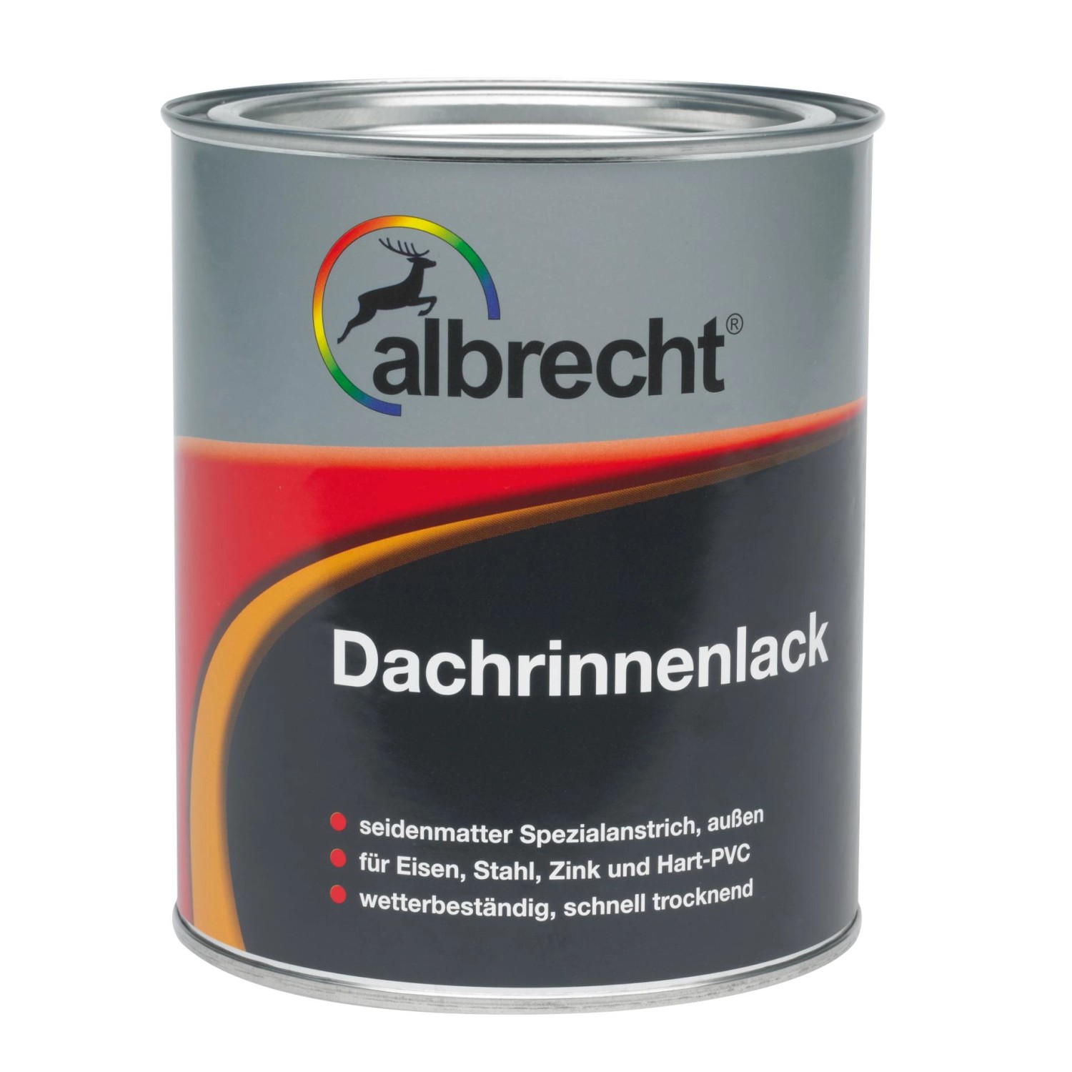 Albrecht Dachrinnenlack Braun seidenmatt 750 ml von Albrecht