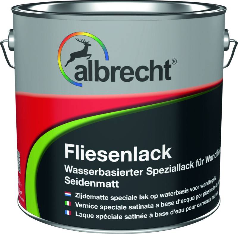 Albrecht Fliesenlack Albrecht Fliesenlack 2,5 l weiß seidenmatt von Albrecht