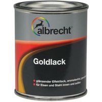 Goldlack 125 ml glänzend Lack Effektlack Speziallack Innen Außen - Albrecht von Albrecht