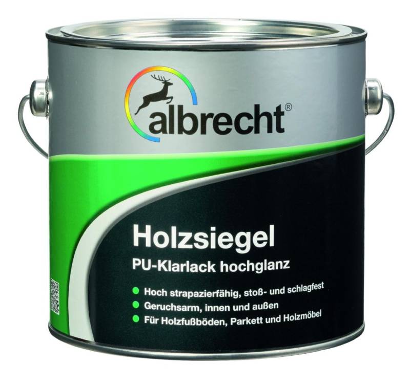 Albrecht Holzsiegel PU 2,5 L farblos glänzend von Albrecht
