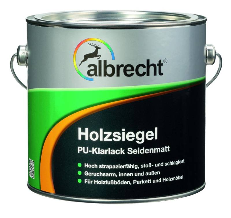 Albrecht Holzsiegel PU 2,5 L farblos seidenmatt von Albrecht