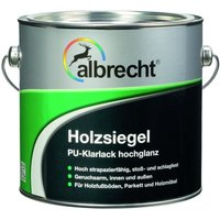 Holzsiegel pu 2,5 l farblos glänzend Holzversiegelung Holzschutz - Albrecht von Albrecht