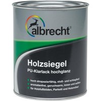 Holzsiegel pu 750 ml farblos glänzend Holzversiegelung Holzschutz - Albrecht von Albrecht