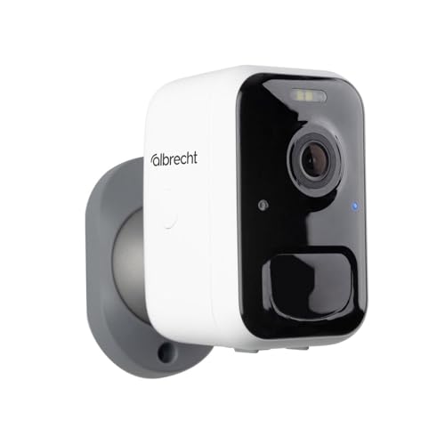 Albrecht Home SC 100 WLAN Überwachungskamera, 21500, Full HD Nachtsicht, IP65 wasserdicht, Bewegungsmelder von Albrecht