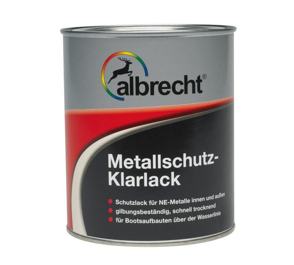 Albrecht Metallschutzlack Albrecht Metallschutz-Klarlack 750 ml farblos von Albrecht