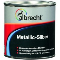 Metallic-Silber 375 ml silber Lack Effektlack Speziallack Innen Außen - Albrecht von Albrecht