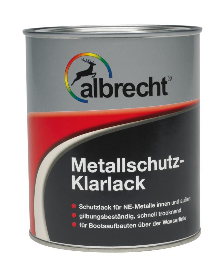 Albrecht Metallschutz-Klarlack 750 ml farblos von Albrecht