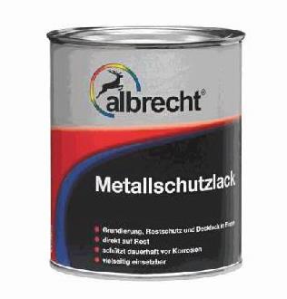 Albrecht Metallschutzlack 375 ml silbergrau von Albrecht