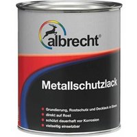 Metallschutzlack 375 ml schwarz Lack Schutzlack Rostschutz Grundierung - Albrecht von Albrecht