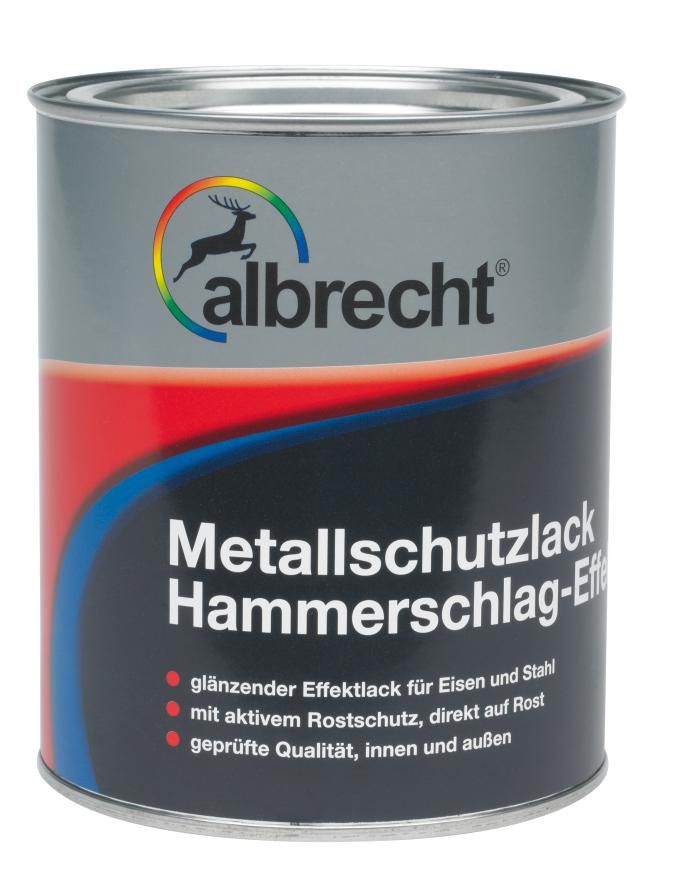 Albrecht Metallschutzlack Hammerschlag-Effekt 375 ml anthrazit von Albrecht