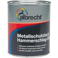 Metallschutzlack Hammerschlag-Effekt 375 ml aluminium Lack Schutzlack - Albrecht von Albrecht