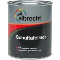 Schultafellack 375 ml matt schwarz Speziallack Tafellack Tafelfarbe - Albrecht von Albrecht