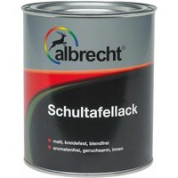 Schultafellack 750 ml matt schwarz Speziallack Tafellack Tafelfarbe - Albrecht von Albrecht