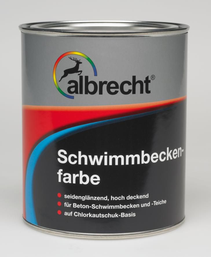 Albrecht Schwimmbeckenfarbe 2,5 L capriblau von Albrecht
