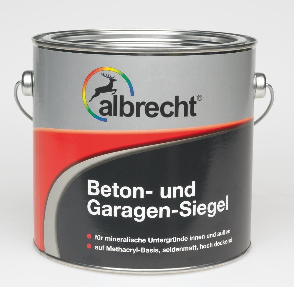 Albrecht Zementfarbe Albrecht Beton- und Garagen-Siegel 5 L RAL 7030 von Albrecht