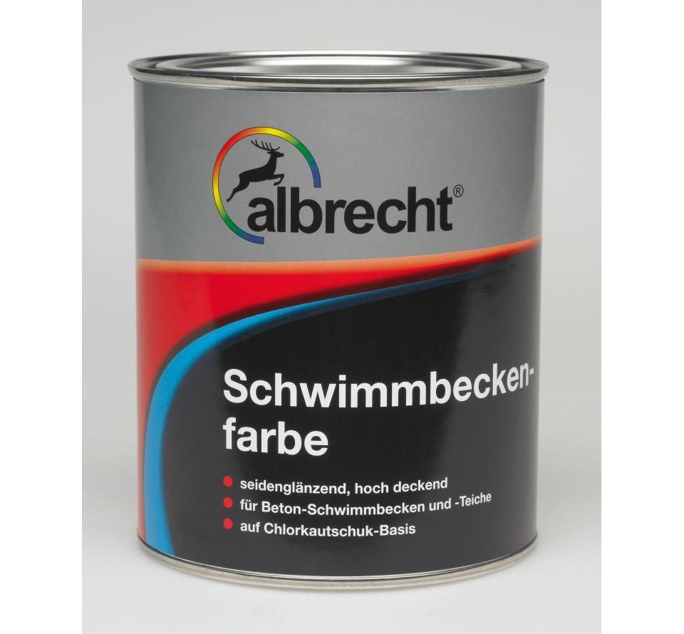 Albrecht Zementfarbe Albrecht Schwimmbeckenfarbe 750 ml capriblau von Albrecht