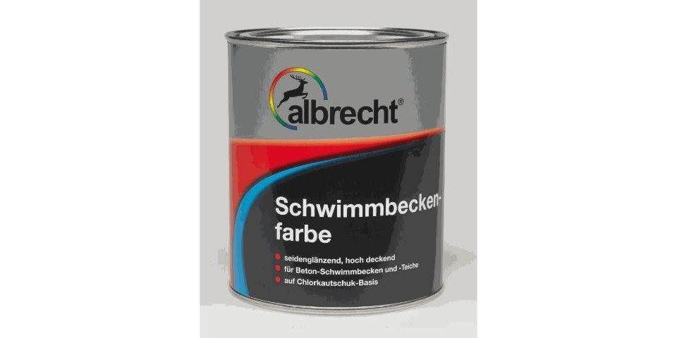 Albrecht Zementfarbe Albrecht Schwimmbeckenfarbe 750 ml seegrün von Albrecht