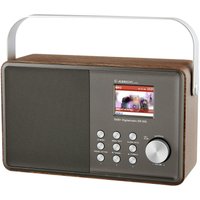 Albrecht - dr 855 DAB+/UKW/Bluetooth Tischradio dab+, ukw Silber, Holz von Albrecht