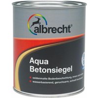 Albrecht - Aqua Betonsiegel 2,5 l grau seidenmatt ral 7032 Bodenbeschichtung von Albrecht