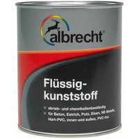 Albrecht - Flüssigkunststoff 750 ml silbergrau ral 7001 Kunststofflack Innen Außen von Albrecht