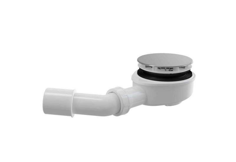 AlcaPlast Duschwanne AlcaPlast Ablaufgarnitur Duschablauf, ø 90mm Abfluss, Abdeckung verchromt von AlcaPlast