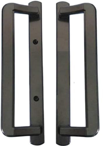 Alcan PGT Schiebetürgriff-Set für Terrassentür, 25,4 cm, mit Daumenriegel, Schrauben innen und außen, Ersatz mit 9,5 cm Lochabstand, Reparatur, PGT-Türbeschläge, Schwarz Alcan PGT Schiebetürgriff-Set für Terrassentür, 25,4 cm, mit Daumenriegel, Schrauben innen und außen, Ersatz mit 9,5 cm Lochabstand, Reparatur, PGT-Türbeschläge, Schwarz von Alcan