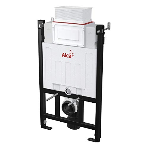 AlcaPlast AM118 WC Montageelement | Unterputzspülkasten zur Wandmontage | Betätigung von oben oder vorne, Einbauhöhe:85cm von AlcaPlast