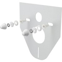 Alcaplast - alcadrain Schallschutz für Wand-WC und Bidet mit Zubehör und Weißabdeckung von Alcaplast