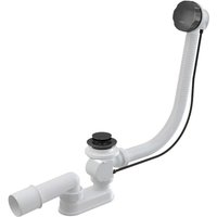 Alcaplast - Alcadrain Ablaufgarnituren - Badewannenab- und -überlaufgarnitur, Länge 570 mm, matt gebürstetes Rotgussmetall A55K-GM-B von Alcaplast