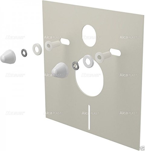 Schallschutz-Set für Wand-WC und Bidet mit Zubehör und Weißabdeckung von Alcaplast